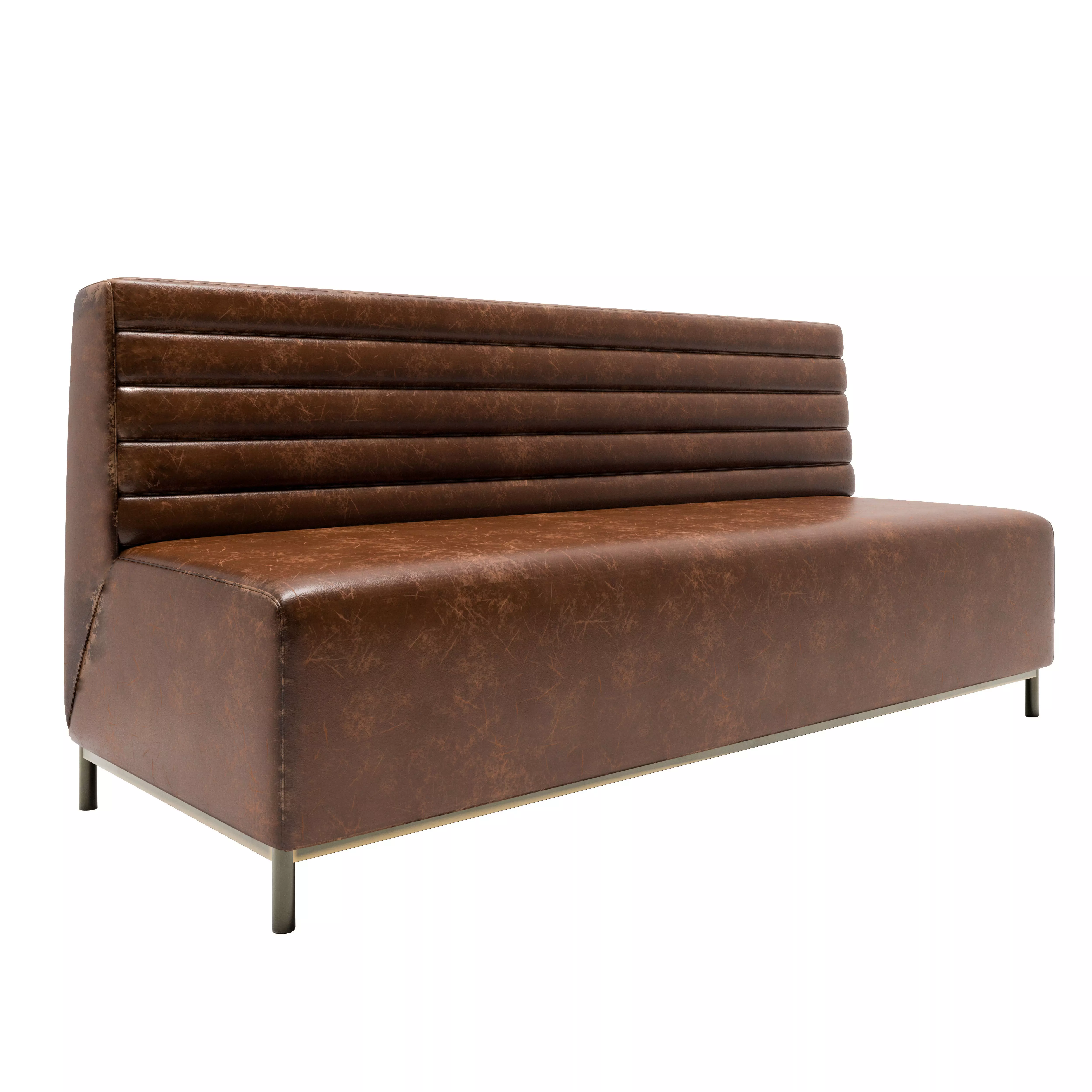 3D Wooden Couch Low-poly 3D model SedR Couch Modular Couch Free low-poly 3D model