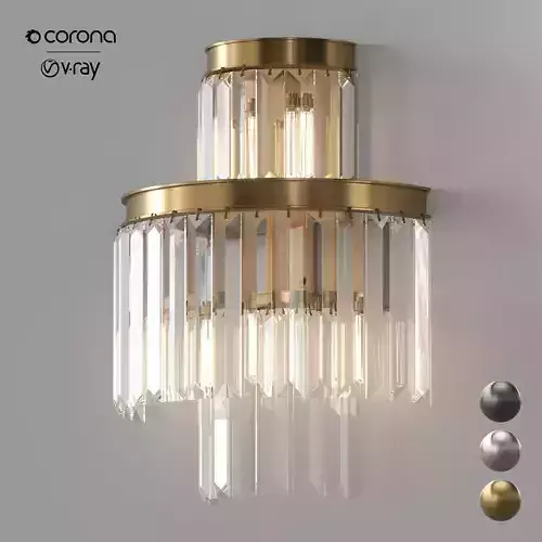 Leyland 3-Light Wall Sconce 3D model