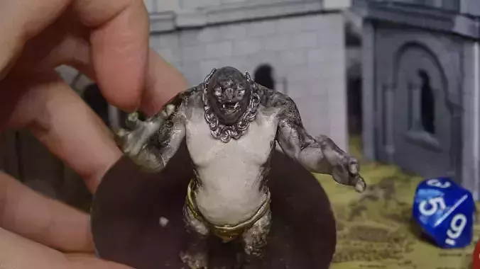 The cave TROLL The Lord of the Rings 3D print model  3D print model