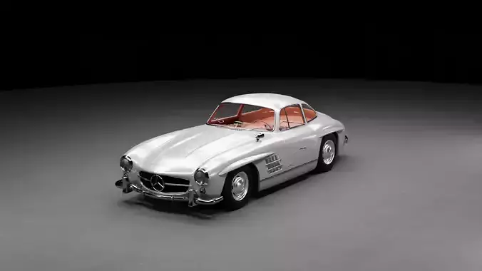 Mercedes 300 SL Gulwing 3D model