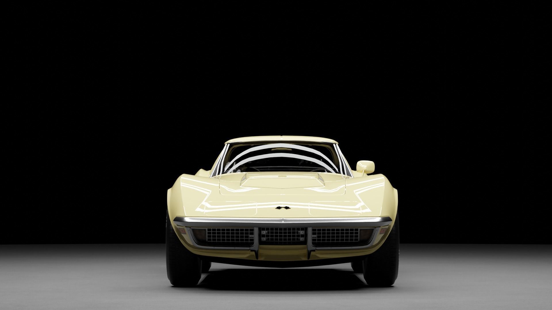 Chevrolet Corvette C3 3D model_10