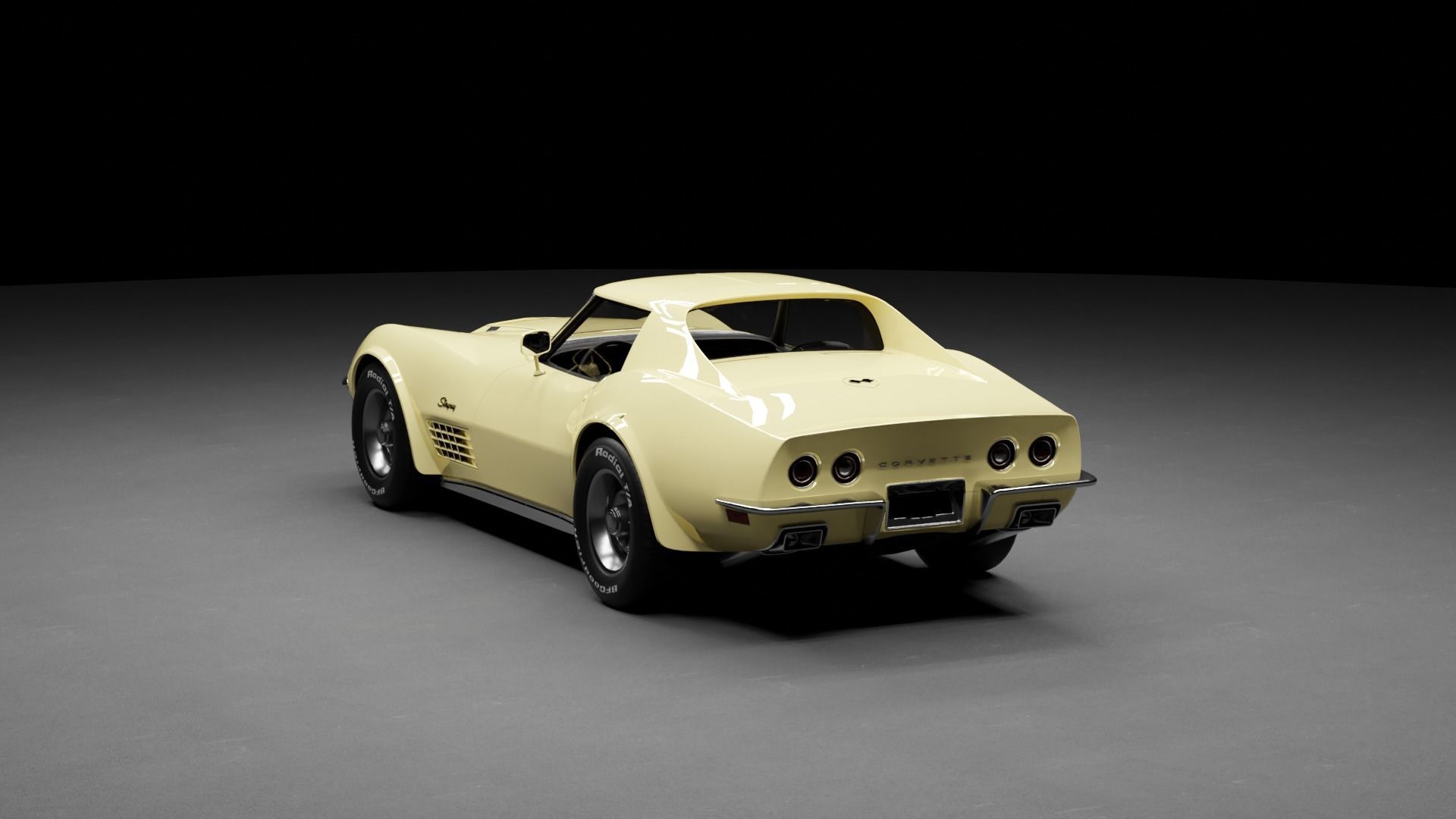 Chevrolet Corvette C3 3D model_5
