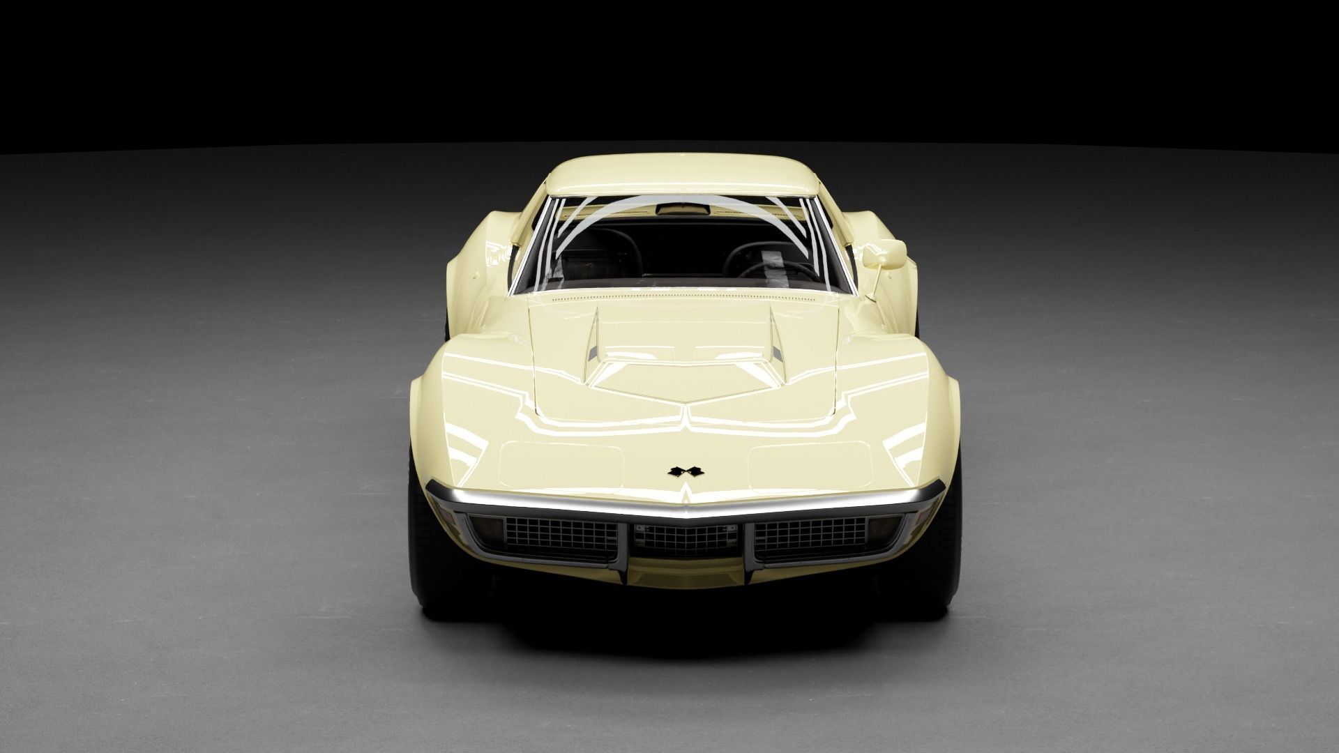Chevrolet Corvette C3 3D model_1