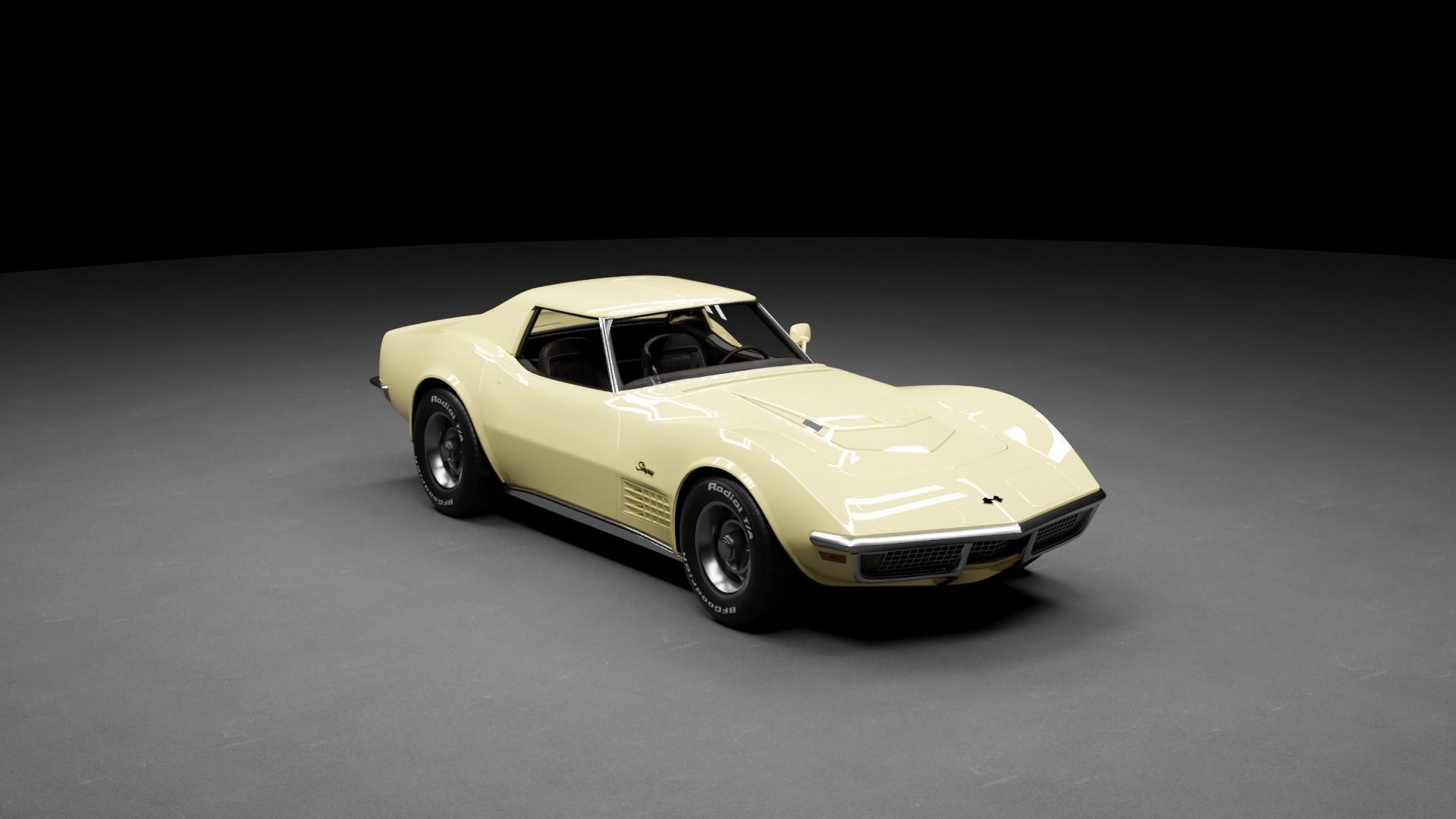 Chevrolet Corvette C3 3D model_11
