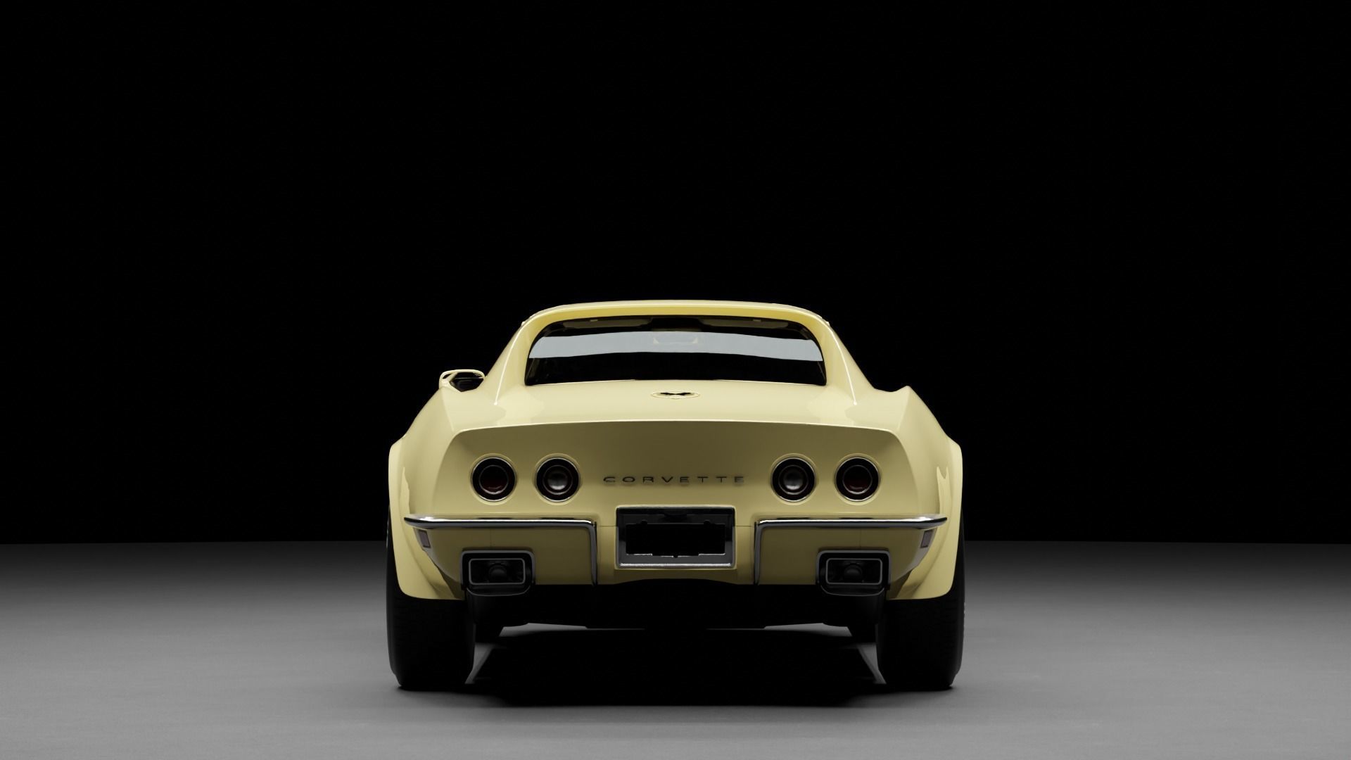 Chevrolet Corvette C3 3D model_13