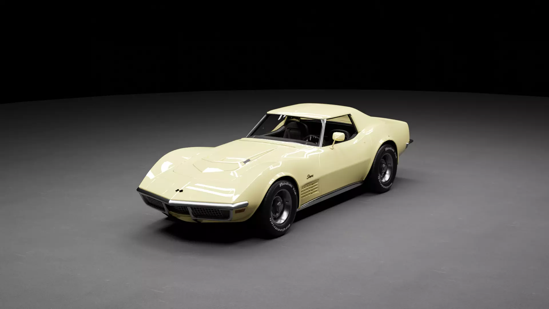 Chevrolet Corvette C3 3D model_0