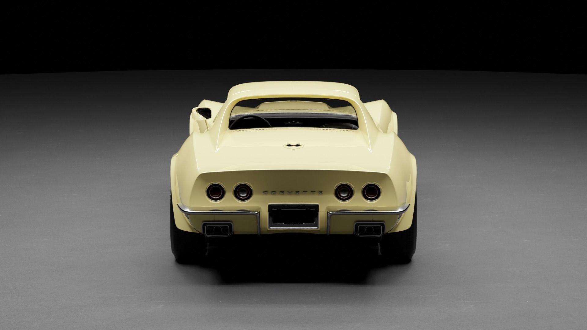 Chevrolet Corvette C3 3D model_2