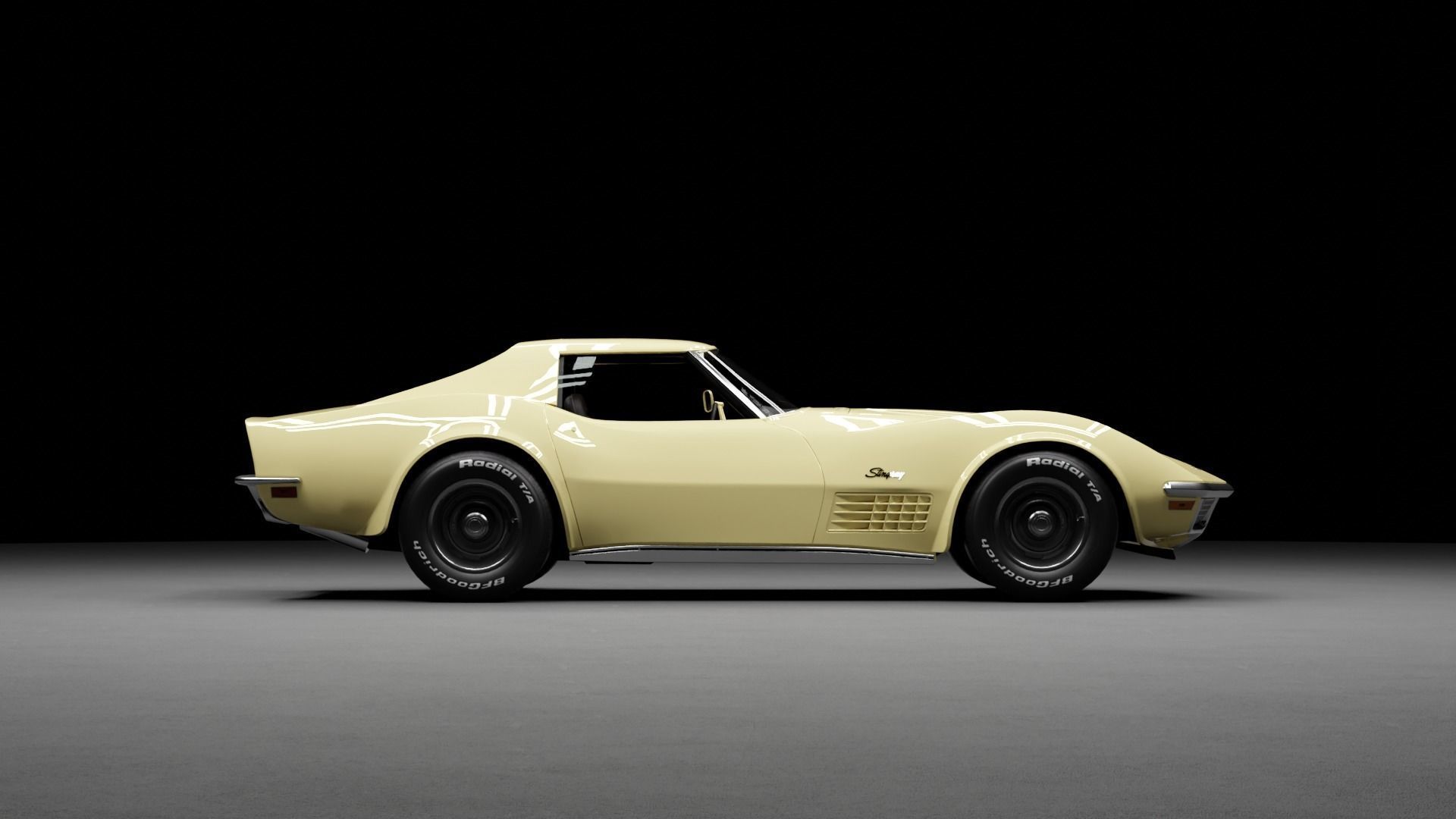 Chevrolet Corvette C3 3D model_8