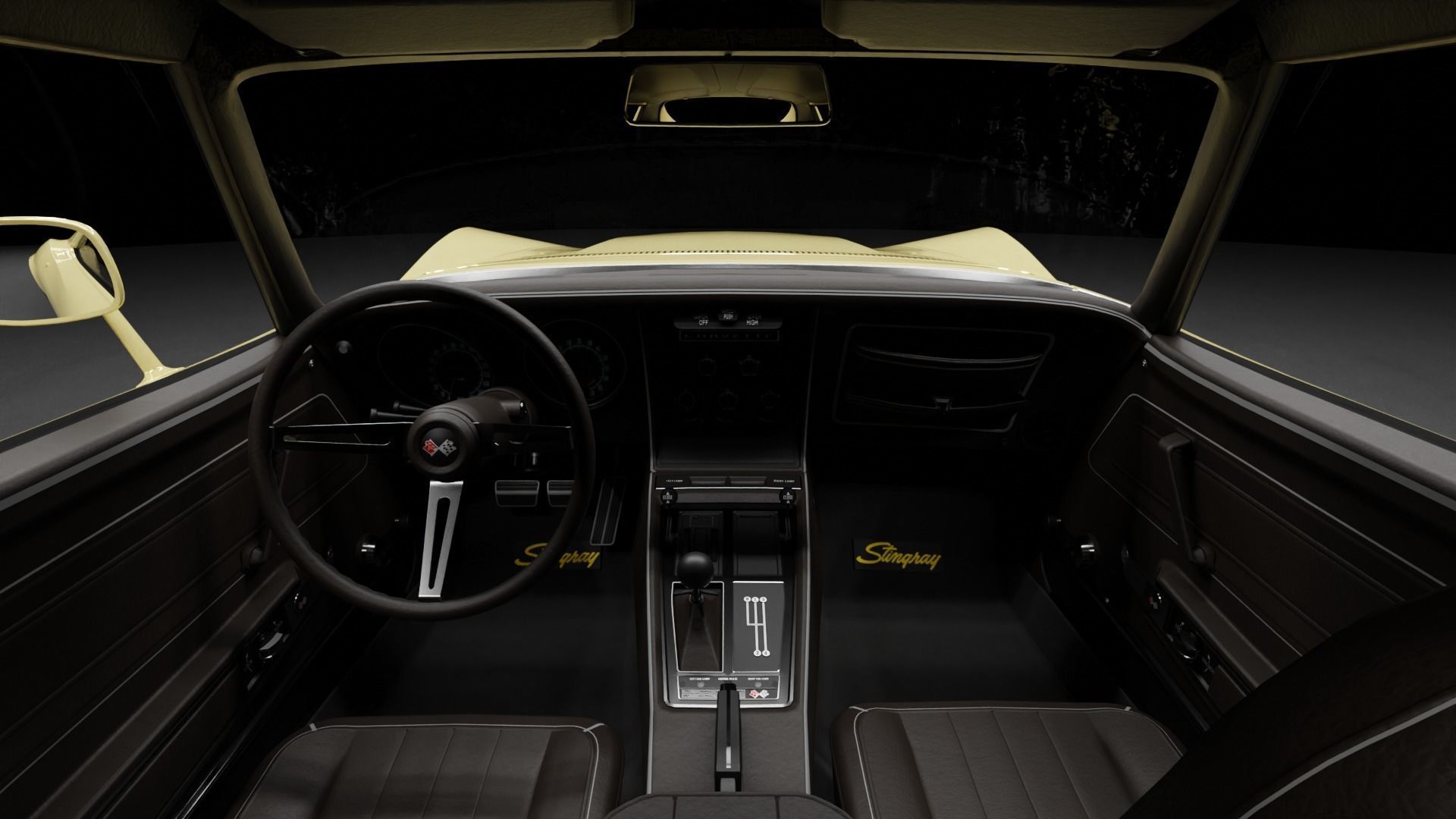 Chevrolet Corvette C3 3D model_12