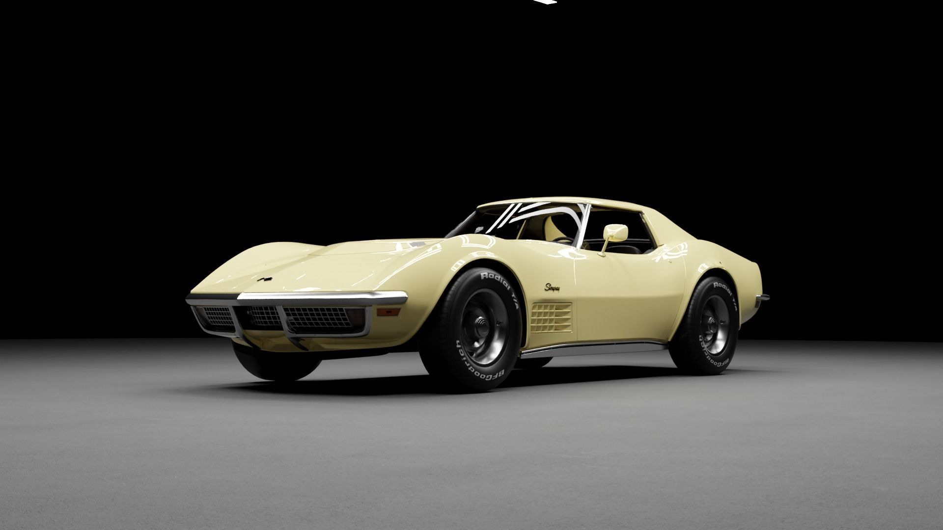 Chevrolet Corvette C3 3D model_9
