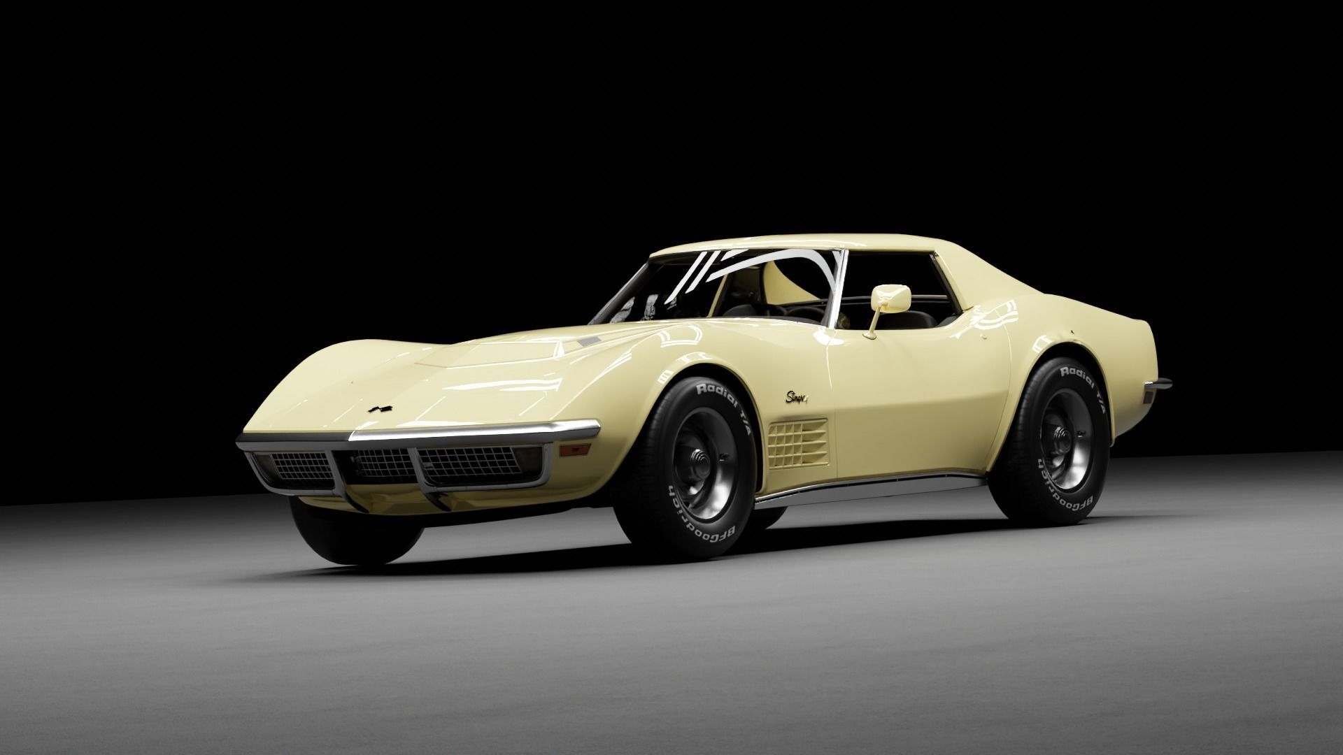 Chevrolet Corvette C3 3D model_6
