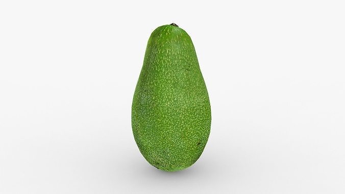 Avocado Scan Low-poly 3D model