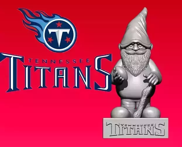 NFL TENNESSEE TITANS STATUE - AMERICAN FOOTBALL - 3D PRINT 3D print model
