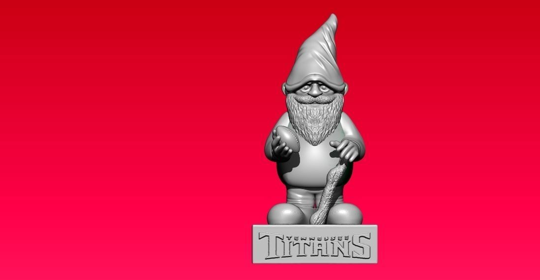 NFL TENNESSEE TITANS STATUE - AMERICAN FOOTBALL - 3D PRINT 3D print model_1