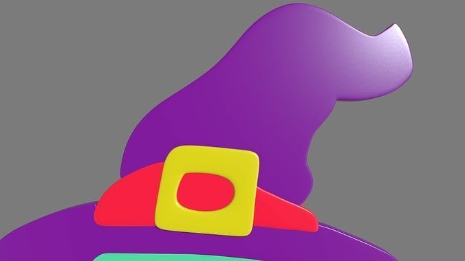 Halloween Character Candy 02 Low-poly 3D model 3