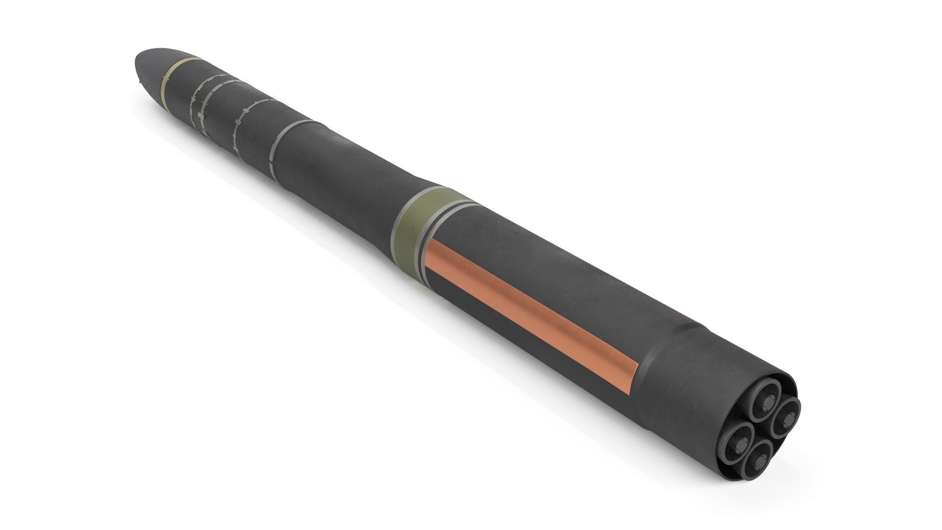 Topol-M SS-27 Mod 1 ICBM Ballistic Missile 3D model_16