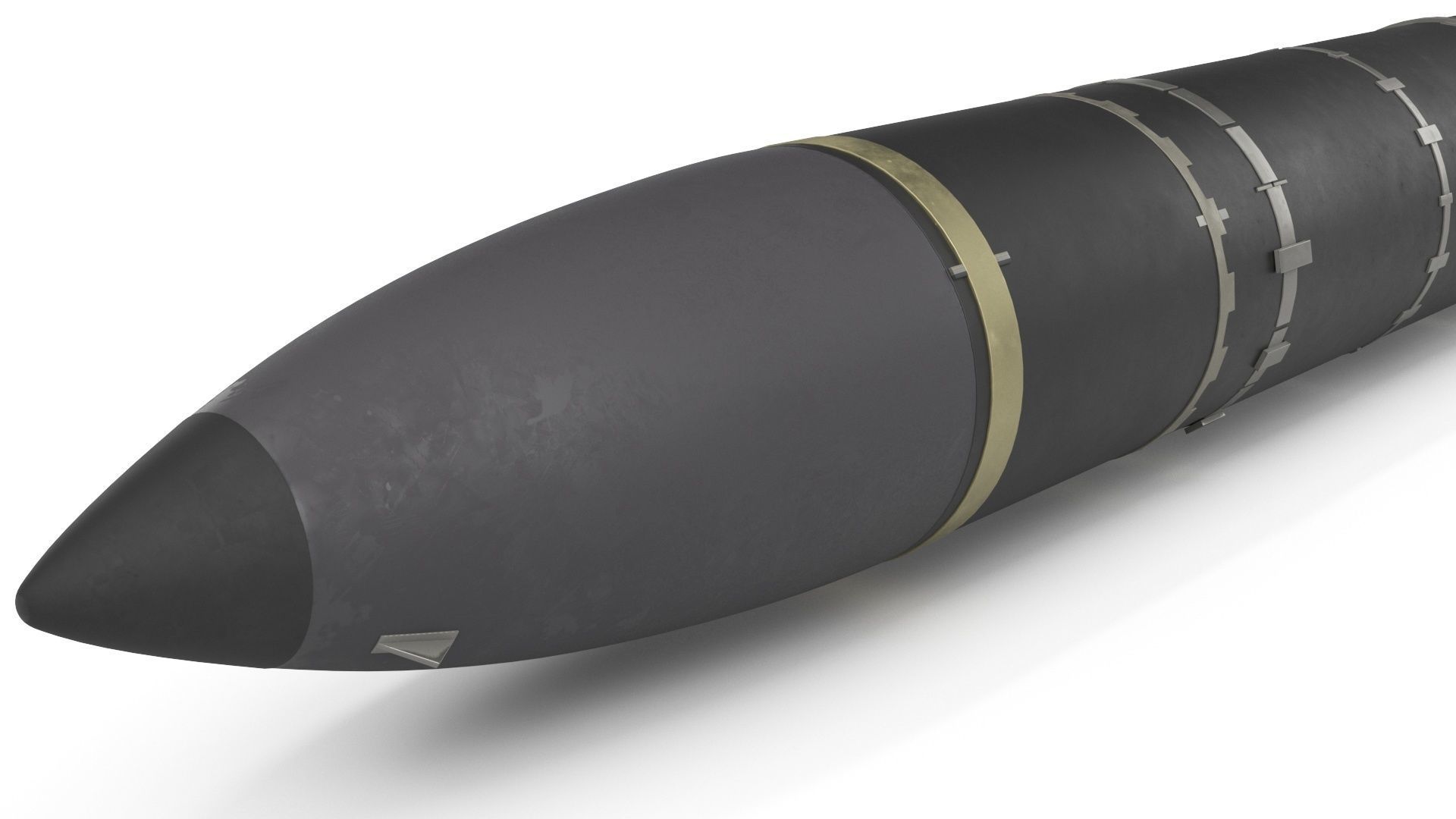 Topol-M SS-27 Mod 1 ICBM Ballistic Missile 3D model_2