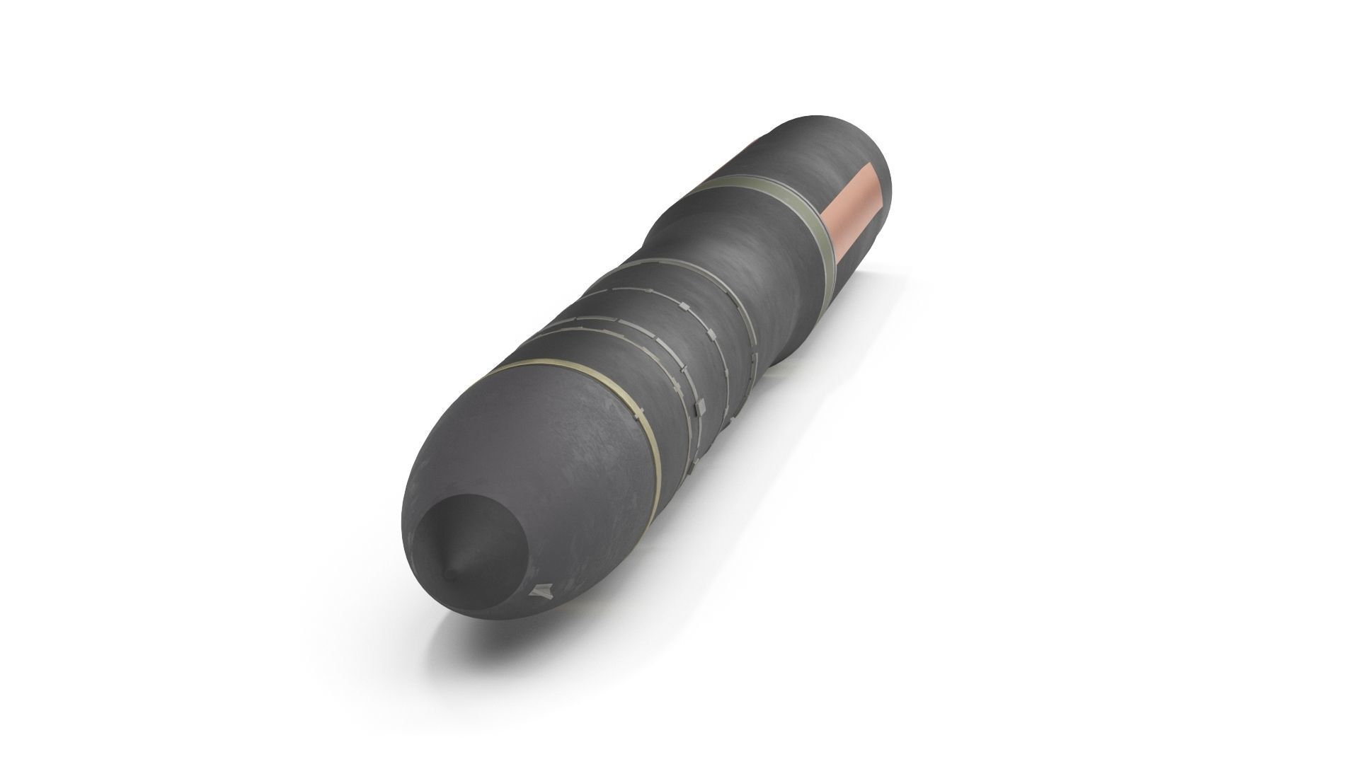 Topol-M SS-27 Mod 1 ICBM Ballistic Missile 3D model_3
