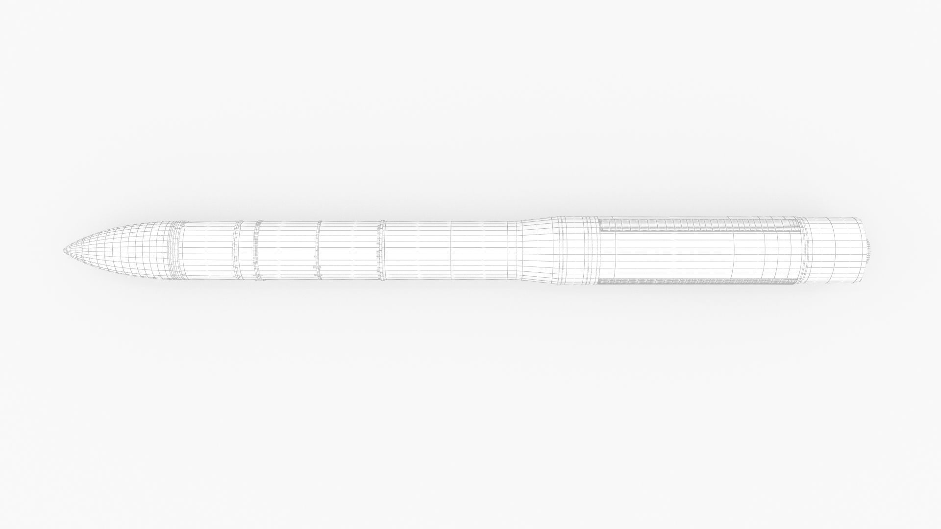 Topol-M SS-27 Mod 1 ICBM Ballistic Missile 3D model_14