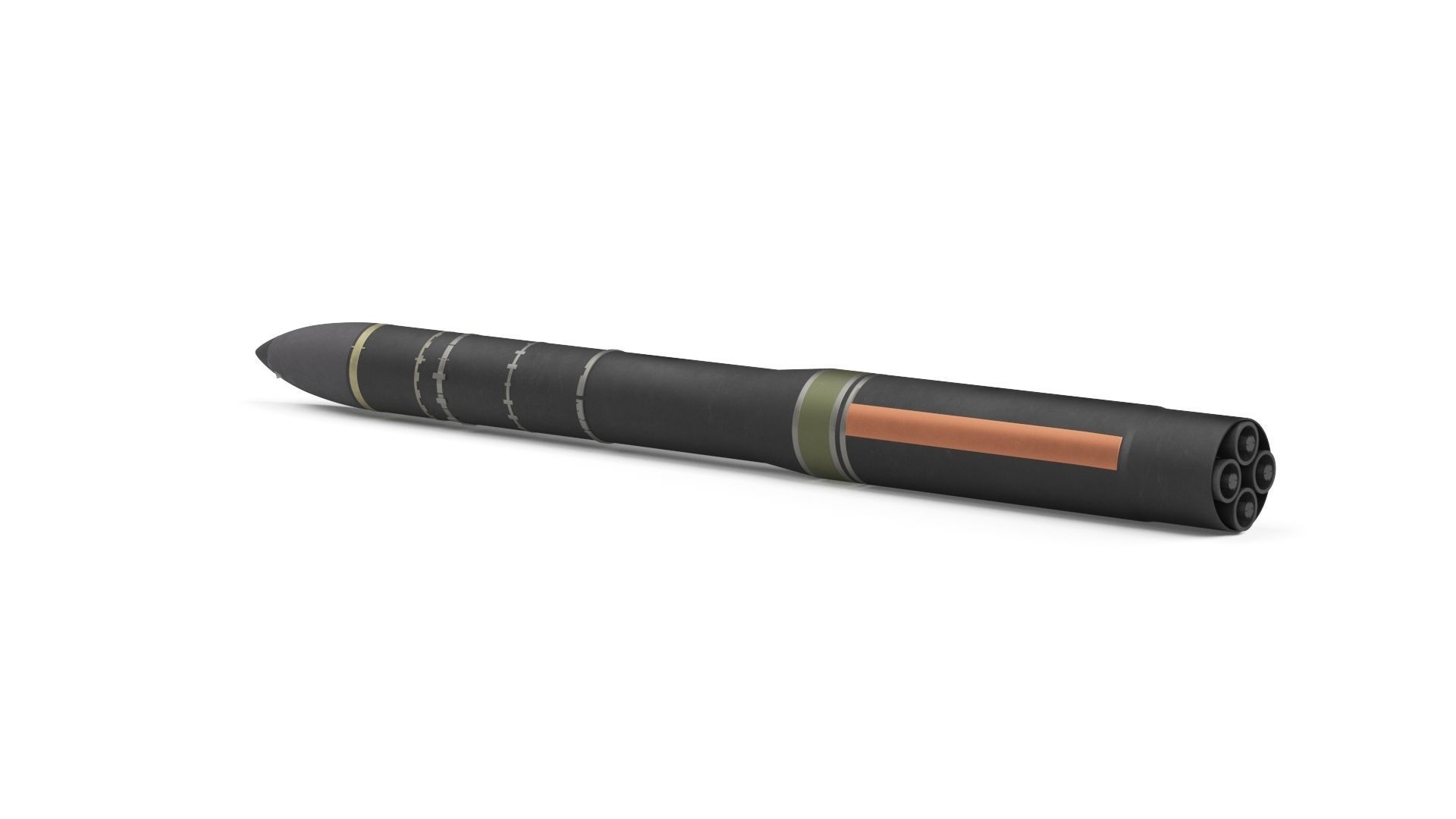 Topol-M SS-27 Mod 1 ICBM Ballistic Missile 3D model_34