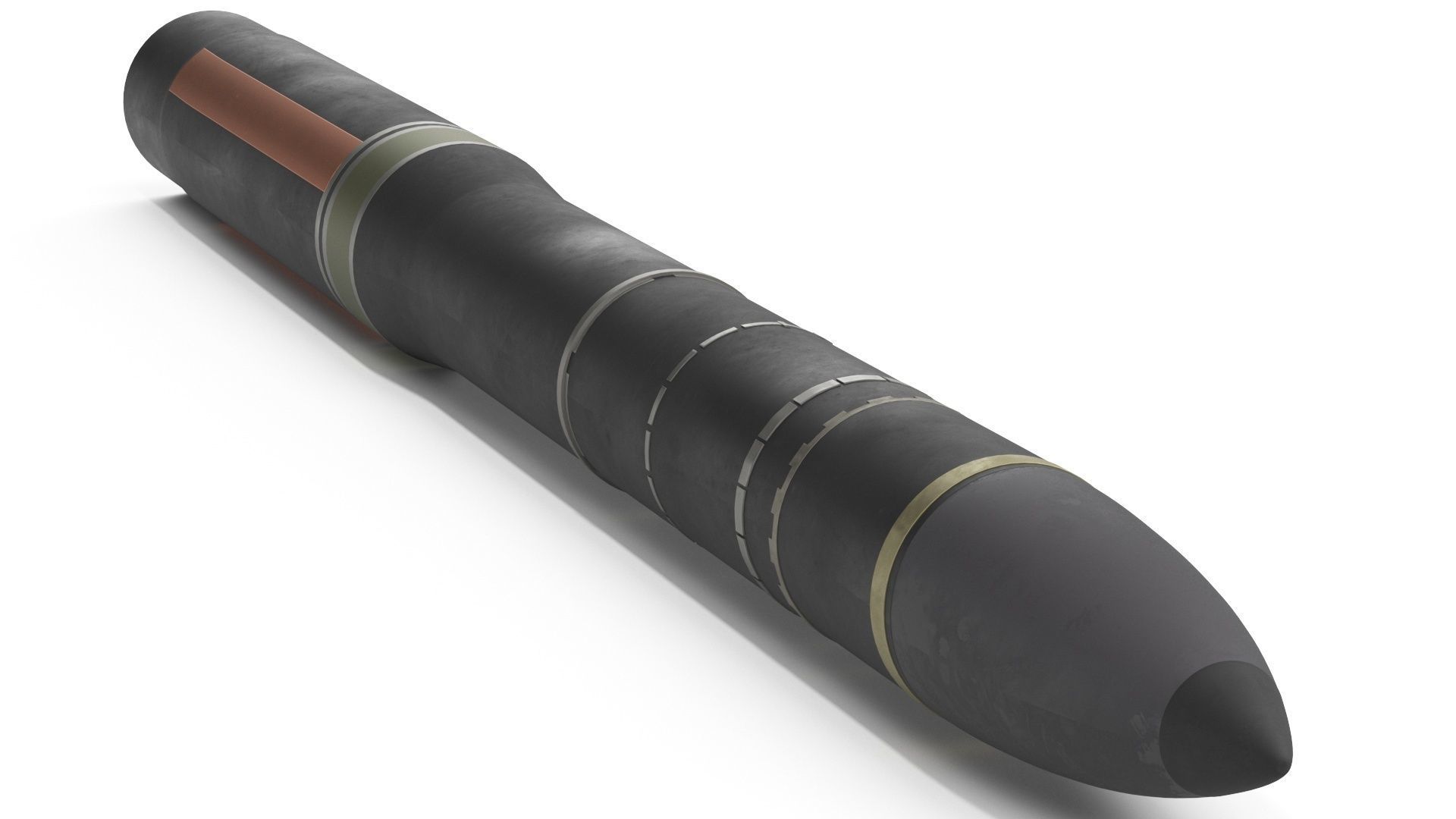 Topol-M SS-27 Mod 1 ICBM Ballistic Missile 3D model_10