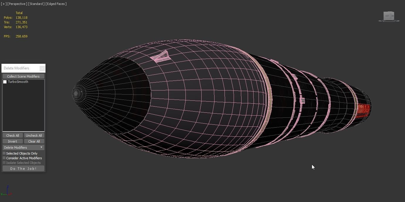 Topol-M SS-27 Mod 1 ICBM Ballistic Missile 3D model_8