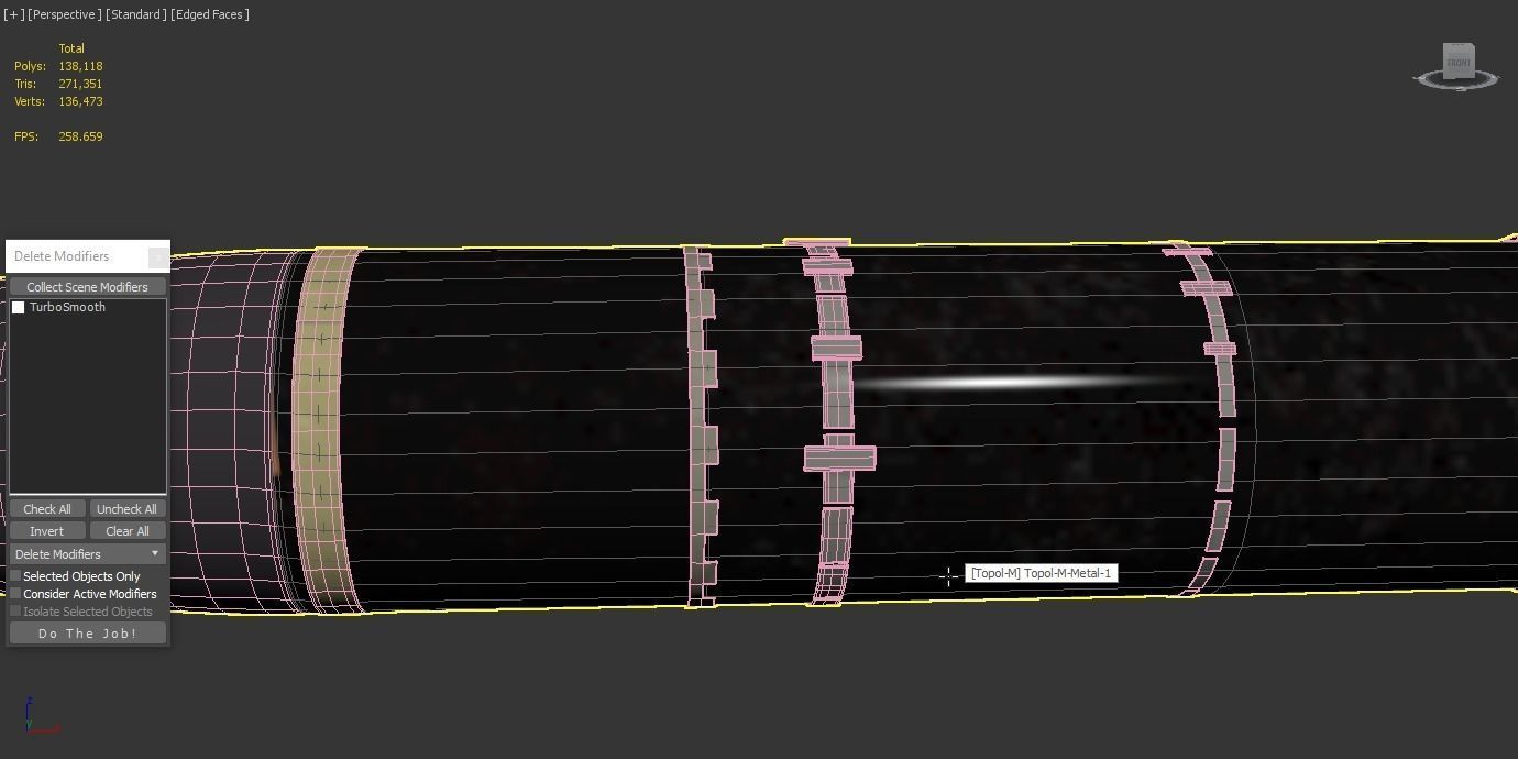 Topol-M SS-27 Mod 1 ICBM Ballistic Missile 3D model_9