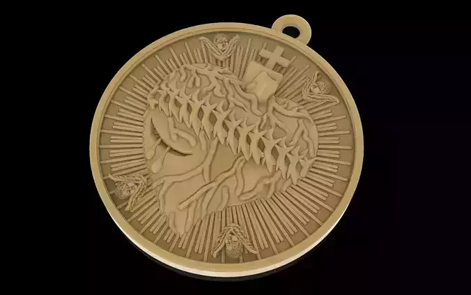 Hearth pendant 3D print model