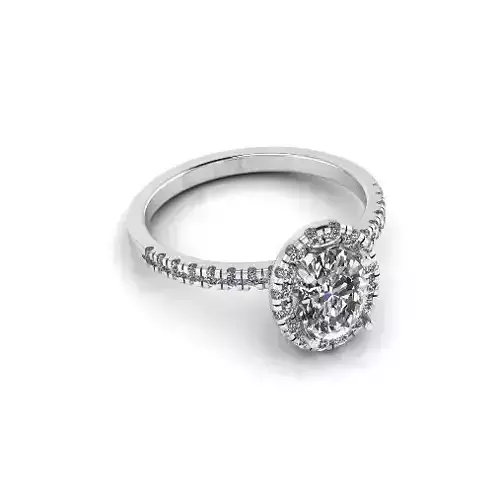 Engagement halo rings Model 4259