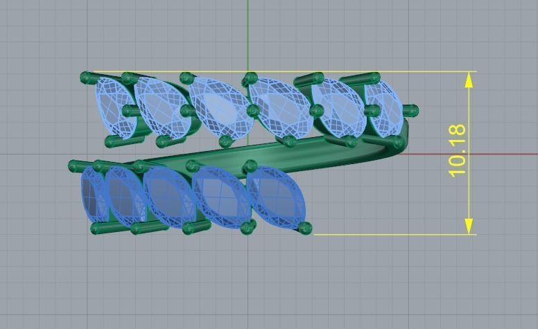 Ring Model 4257 3D print model_7