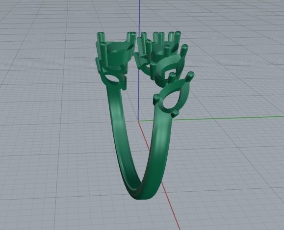 Ring Model 4257 3D print model_3