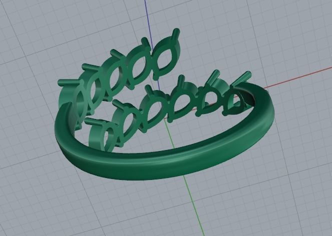 Ring Model 4257 3D print model_4