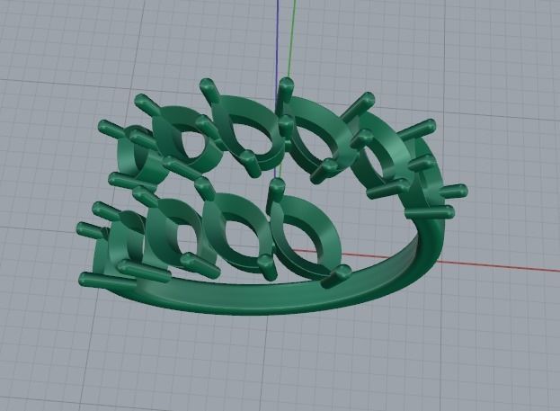 Ring Model 4257 3D print model_2
