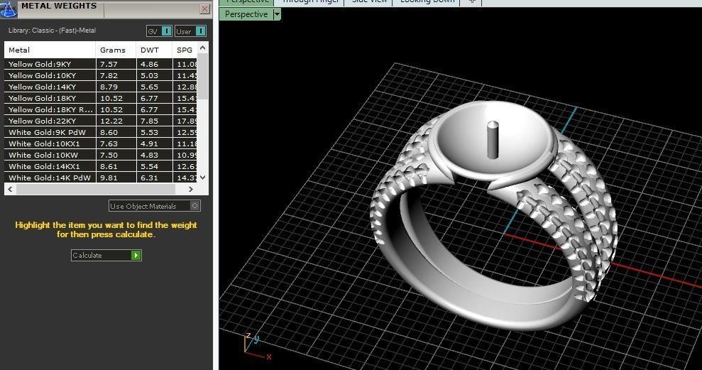 Pearl ring Model 4256 3D print model_7