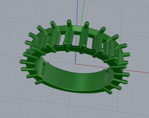 Ring Model 4249 3D print model_2