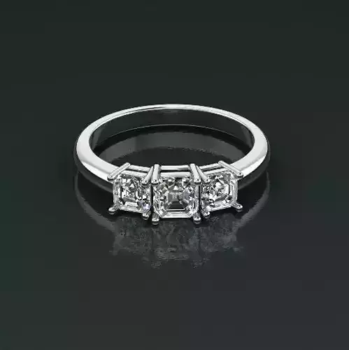 Engagement halo rings Model 4242
