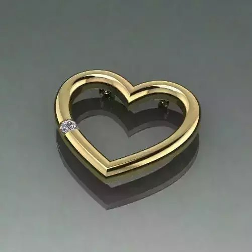 Heart pendant Model 4240