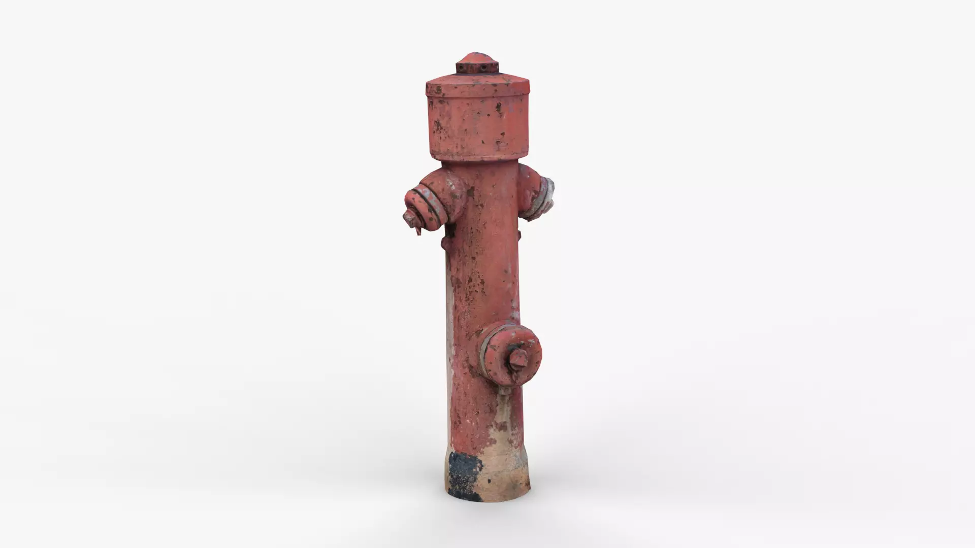 Fire Hydrant 1 Low-poly 3D model_0