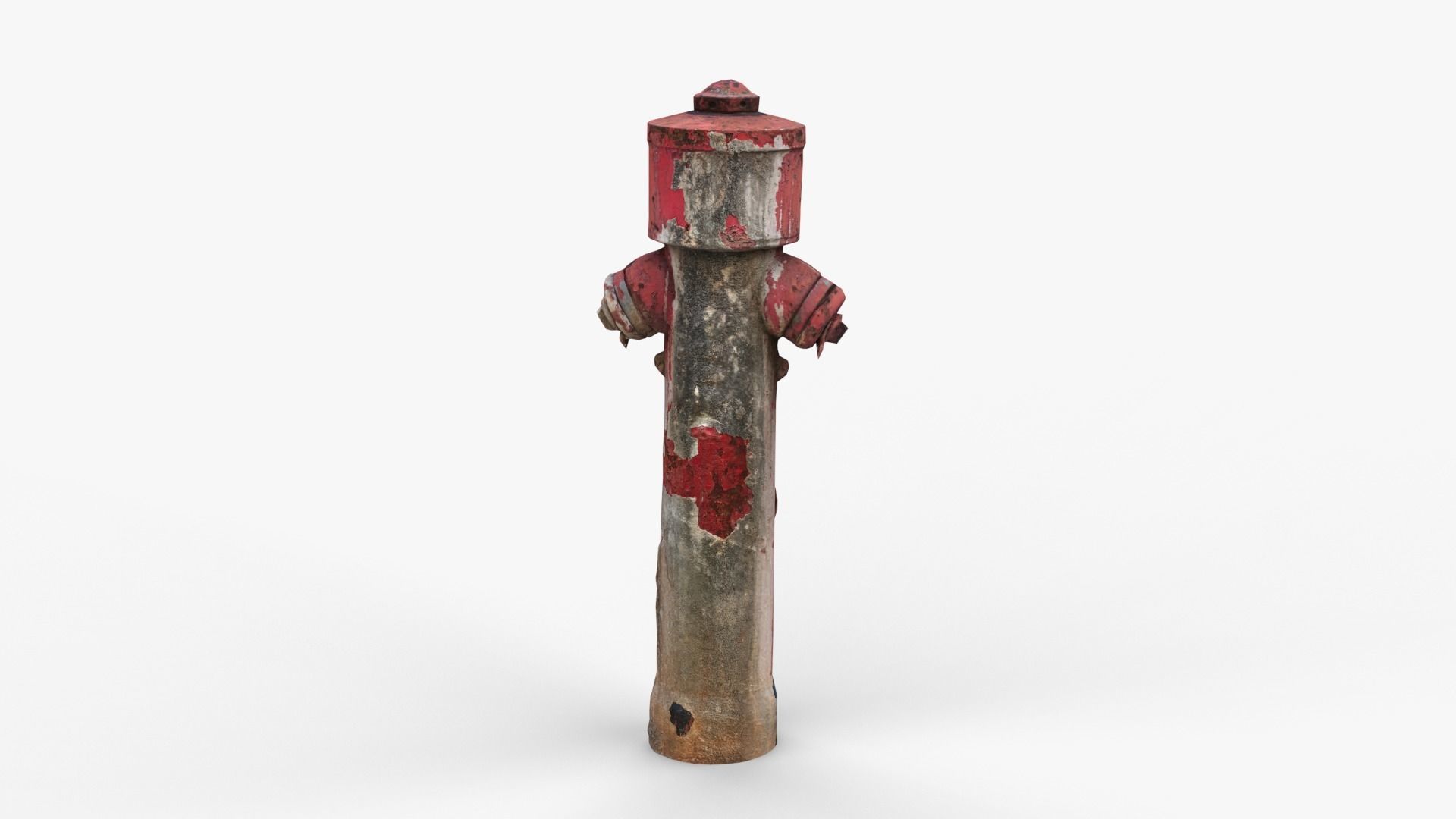 Fire Hydrant 1 Low-poly 3D model_2