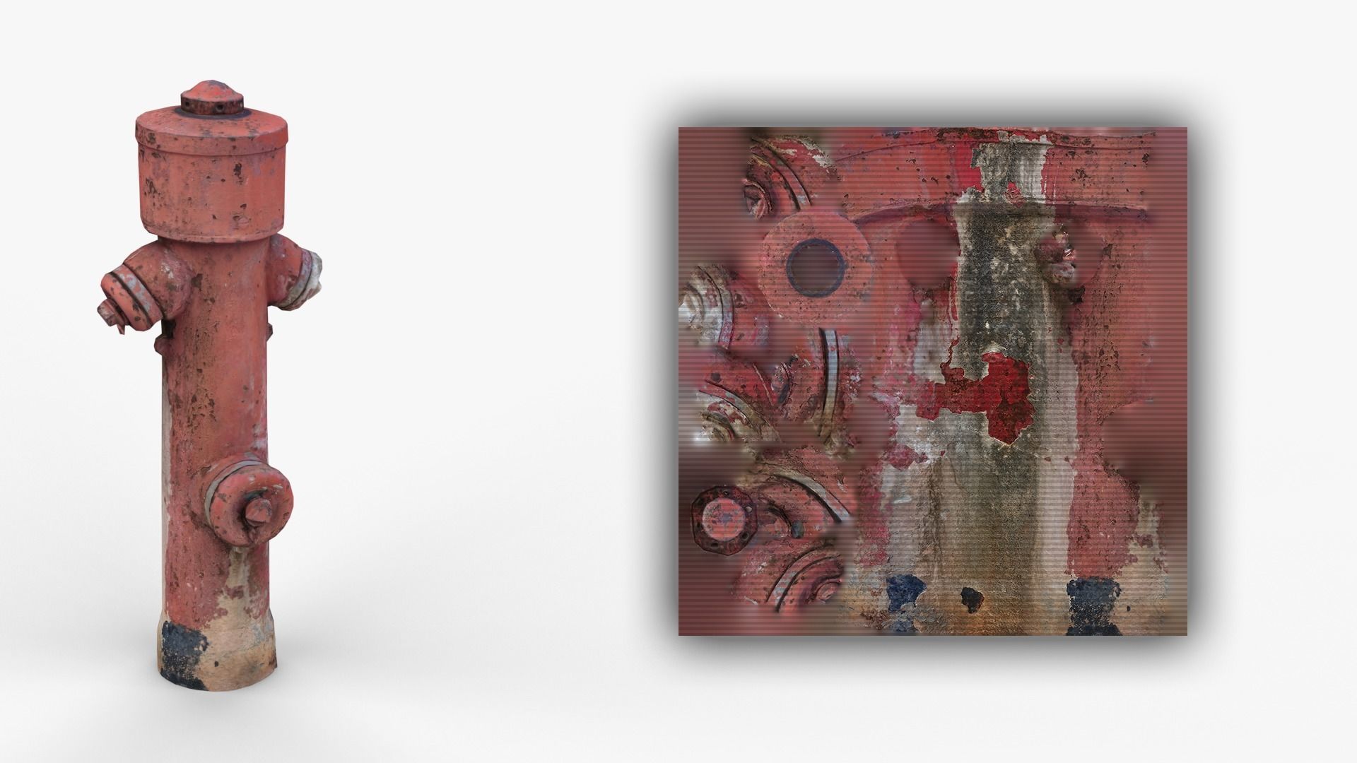 Fire Hydrant 1 Low-poly 3D model_21