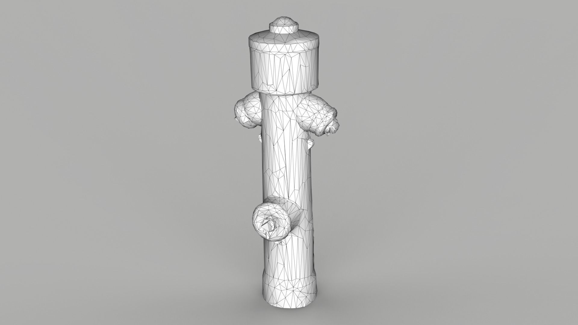 Fire Hydrant 1 Low-poly 3D model_15