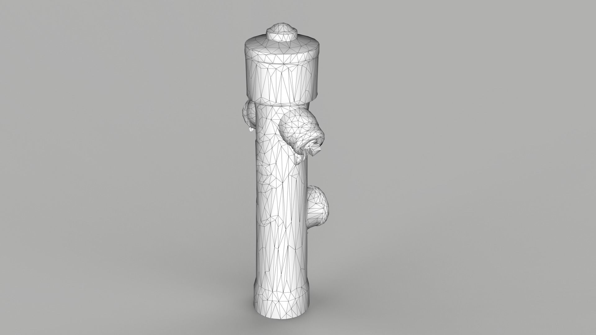 Fire Hydrant 1 Low-poly 3D model_12