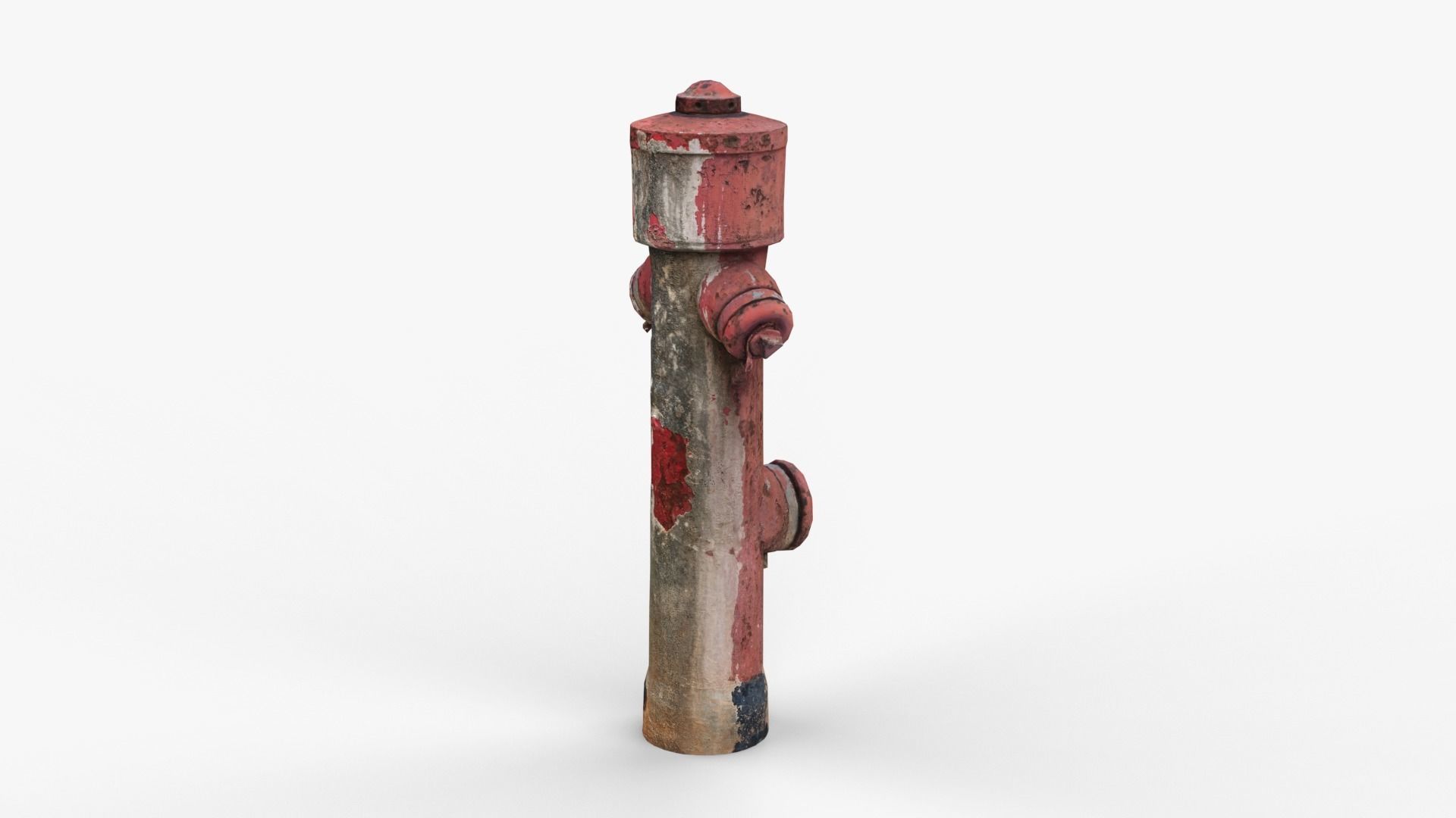 Fire Hydrant 1 Low-poly 3D model_3