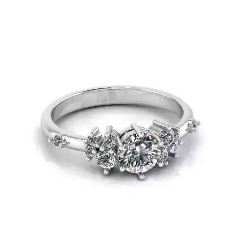 Engagement halo rings Model 4230