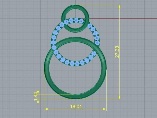 Pendant Model 4229 3D print model_5