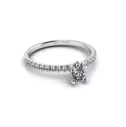 Engagement halo rings Model 4228