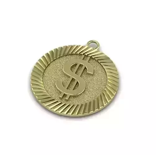 Dollar sign pendant Model 4227