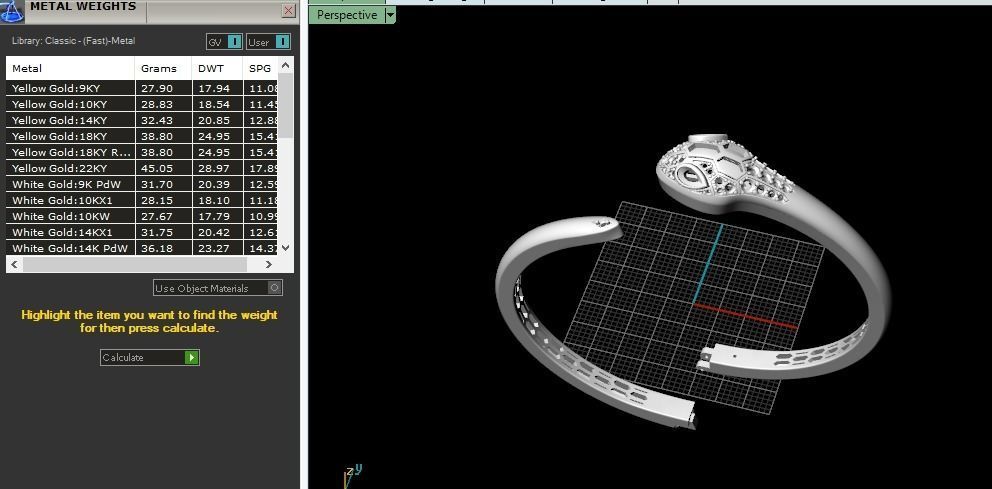 Snake bracelet Model 4313 3D print model_9