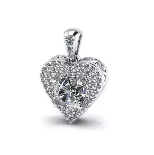 Heart pendant Model 4311