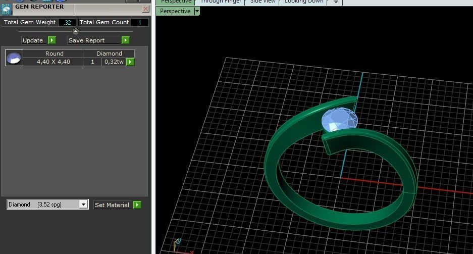 Solitaire engagement ring Model 4310 3D print model_8